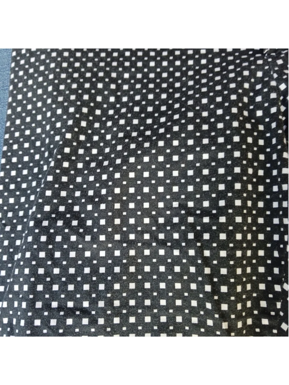 GAP Women's 14 SLIM CROPPED STRETCH Black/White Geometric Cotton Pants